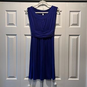 Blue knee length dress -size Medium